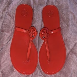 Tory Butch jelly flip flops